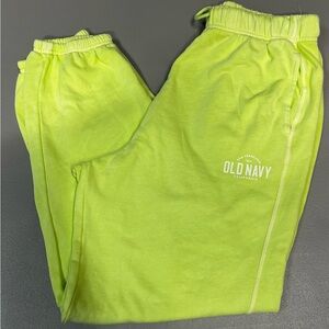 Old Navy Lime Green Sweatpants